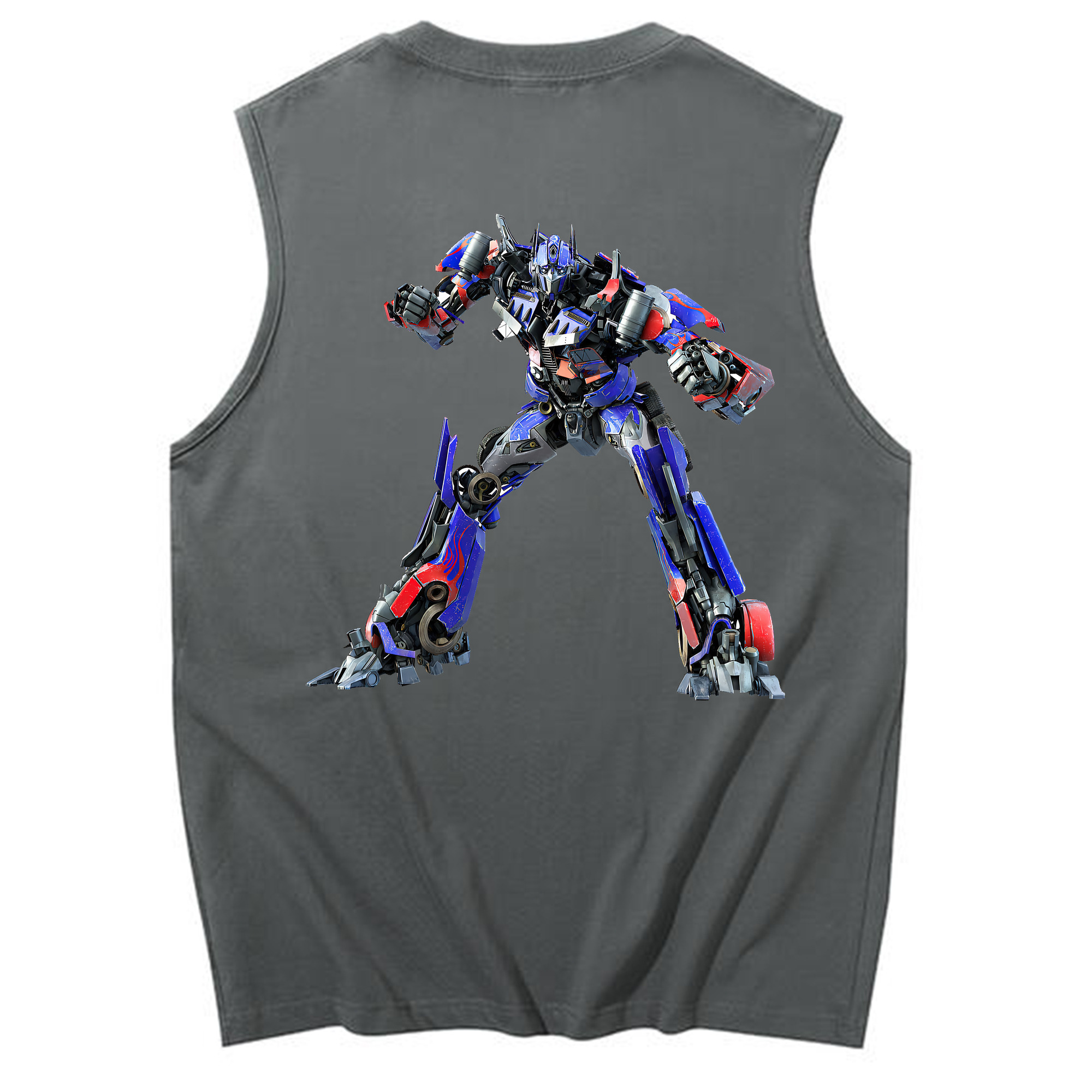（画像用） Transformers トランスフォーマー コットン100％タンクトップ（背面プリント）